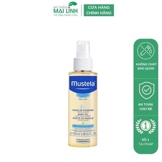 Dầu Massage Cho Trẻ Sơ Sinh & Em Bé Mustela 100ml