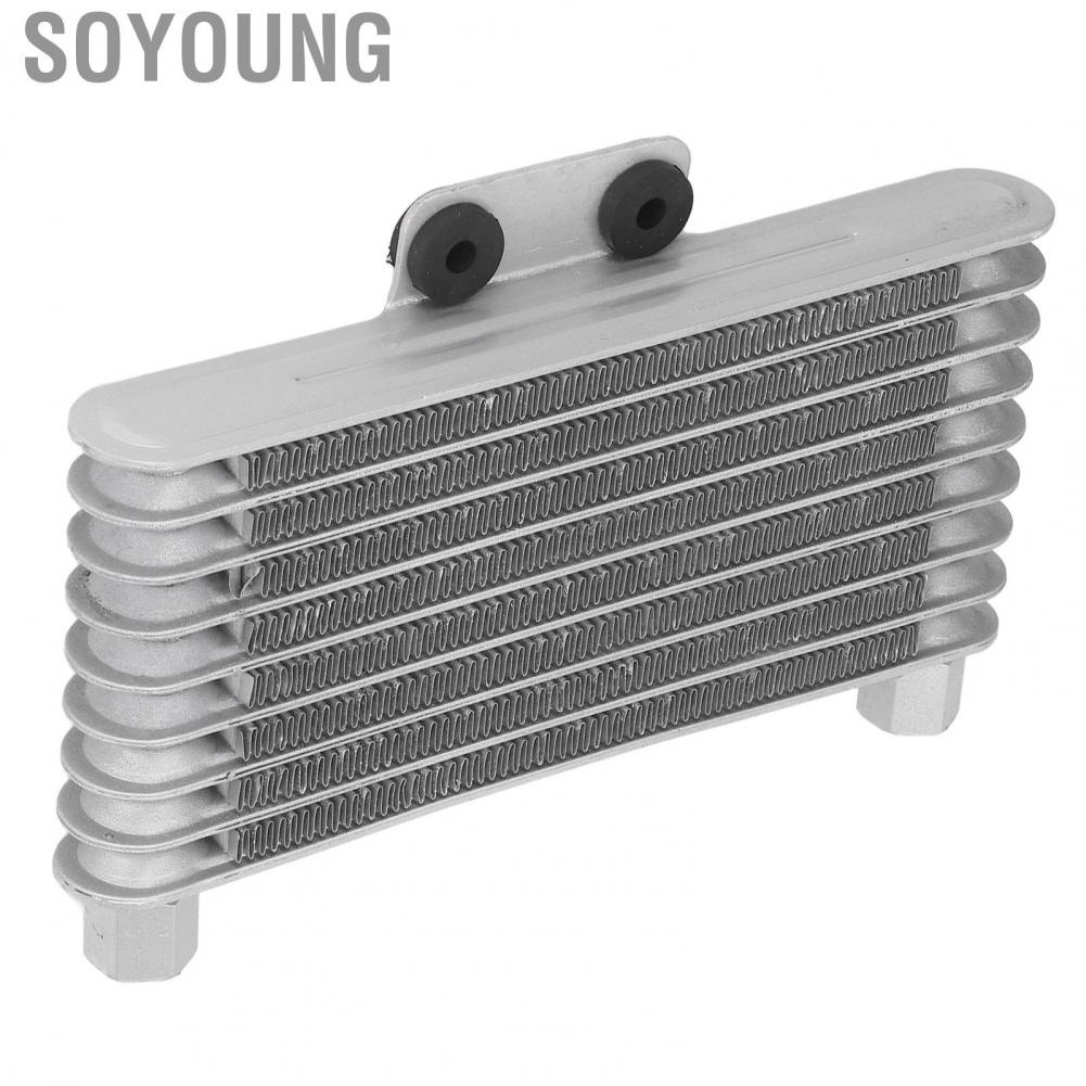 Soyoung Motorcycle Oil Radiator  Strong Power High Strength Rapid Cooling Engine Cooler for 2 Stroke Off Road Motorbike