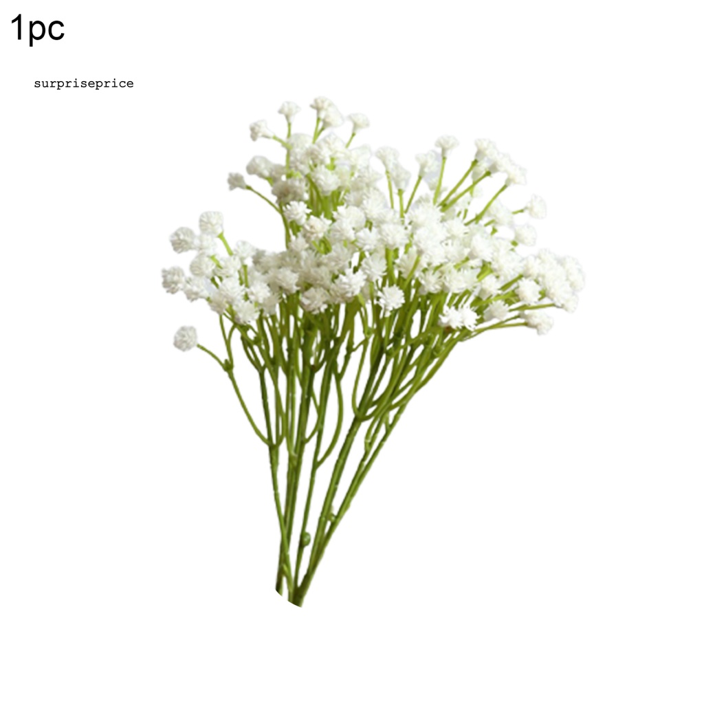 Bó Hoa Gypsophila Nhân Tạo Bằng Nhựa Kết Cấu Trong Suốt Nhiều Màu Sắc Dùng Cho Tiệc Cưới