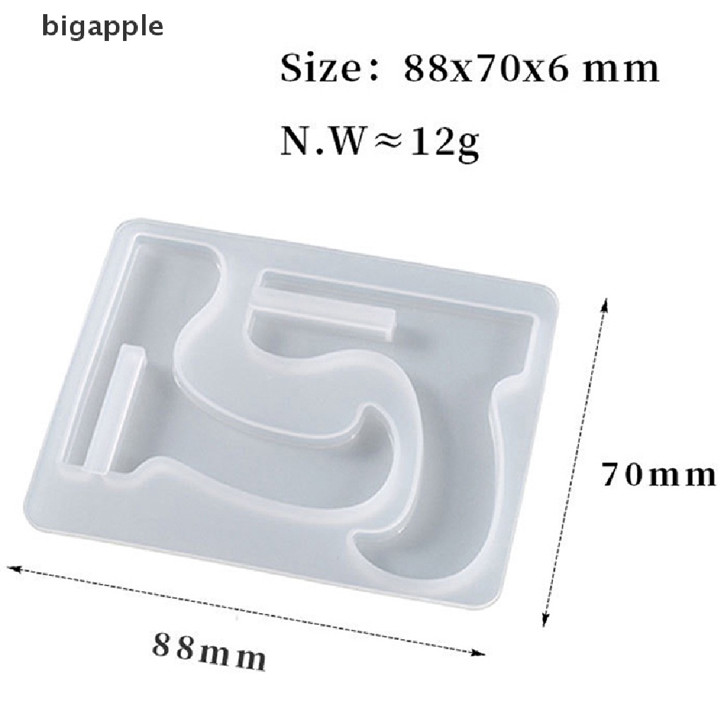 Bộ Giá Đỡ Khung Ảnh Bằng Epoxy Resin Trong Suốt DIY Để Bàn Trang Trí