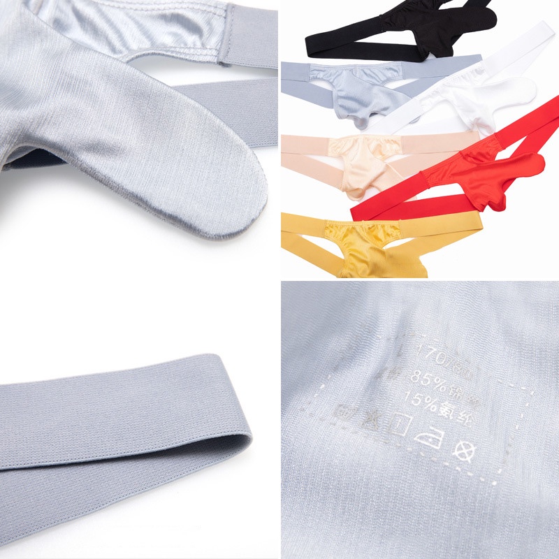 Quần Lót Chữ T Lưng Thấp Thoáng Khí Thoải Mái Gợi Cảm Cho Nam