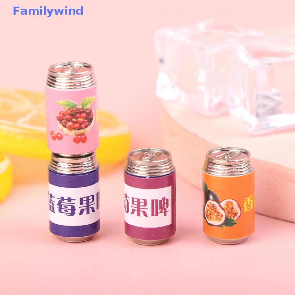 Set 4 Bình Nước Ép Trái Cây / Nước Ép Trang Trí Nhà Búp Bê 1: 12