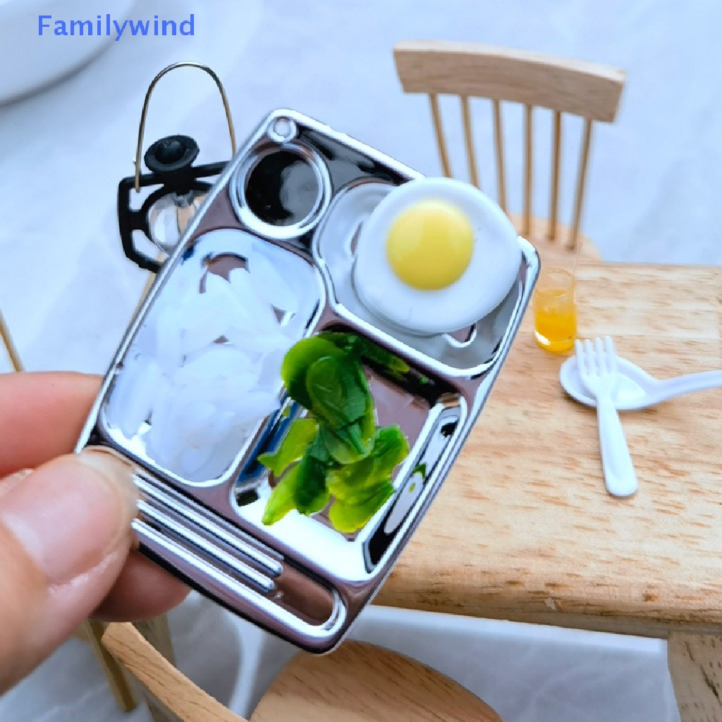 1 Set Mô Hình Bữa Ăn Tối Trang Trí Nhà Búp Bê DIY