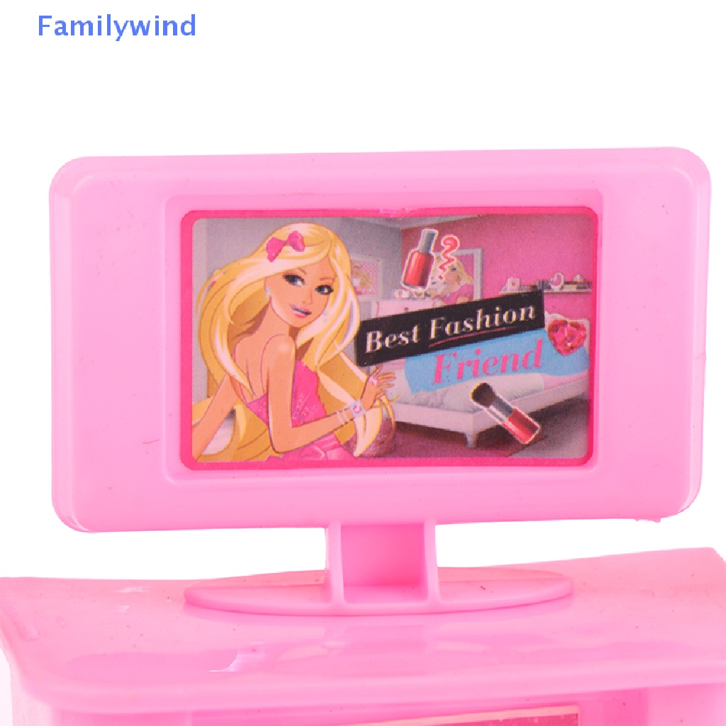 Set 5 Mô Hình TV Tỉ Lệ 1: 12 Dùng Để Trang Trí Nhà Búp Bê