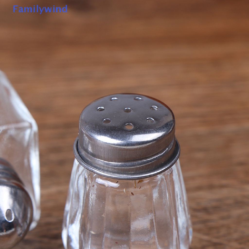 Set 2 Hũ Đựng Gia Vị Bằng Kính Thu Nhỏ 1: 6 Dùng Để Trang Trí Nhà Búp Bê