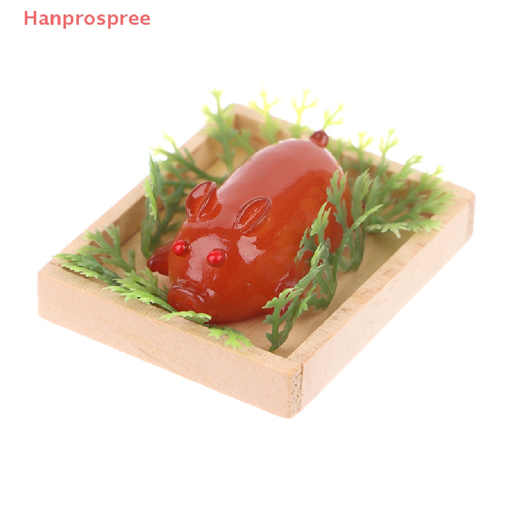 Mô Hình Khay Đựng Thức Ăn Hình Heo Con Tỉ Lệ 1: 12 Trang Trí Nhà Búp Bê