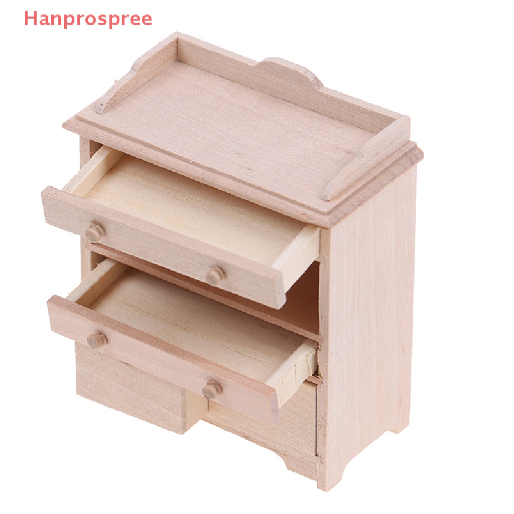 Bộ Mô Hình Tủ Nội Thất Trang Trí Nhà Búp Bê Tỉ Lệ 1: 12