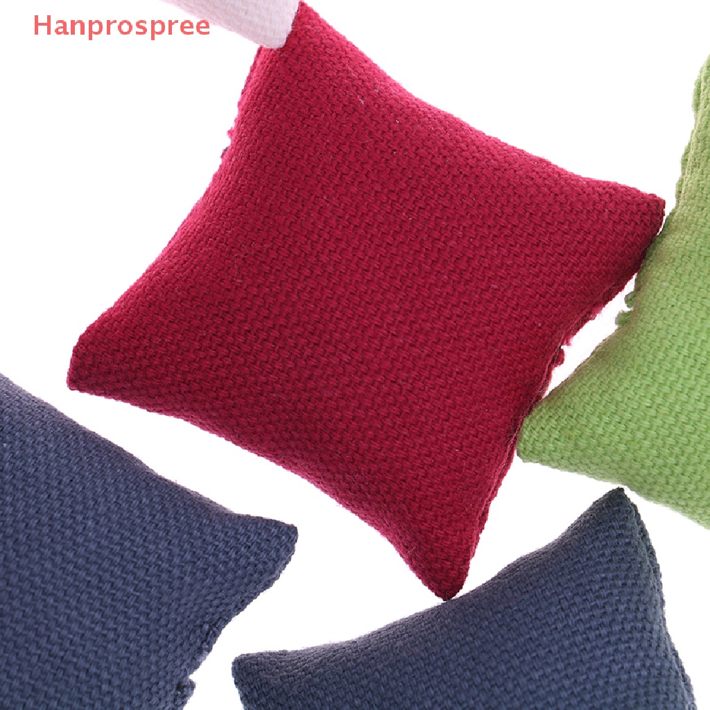 Set 2 Gối sofa Trang Trí Nhà Búp Bê Tỉ Lệ 1 / 12