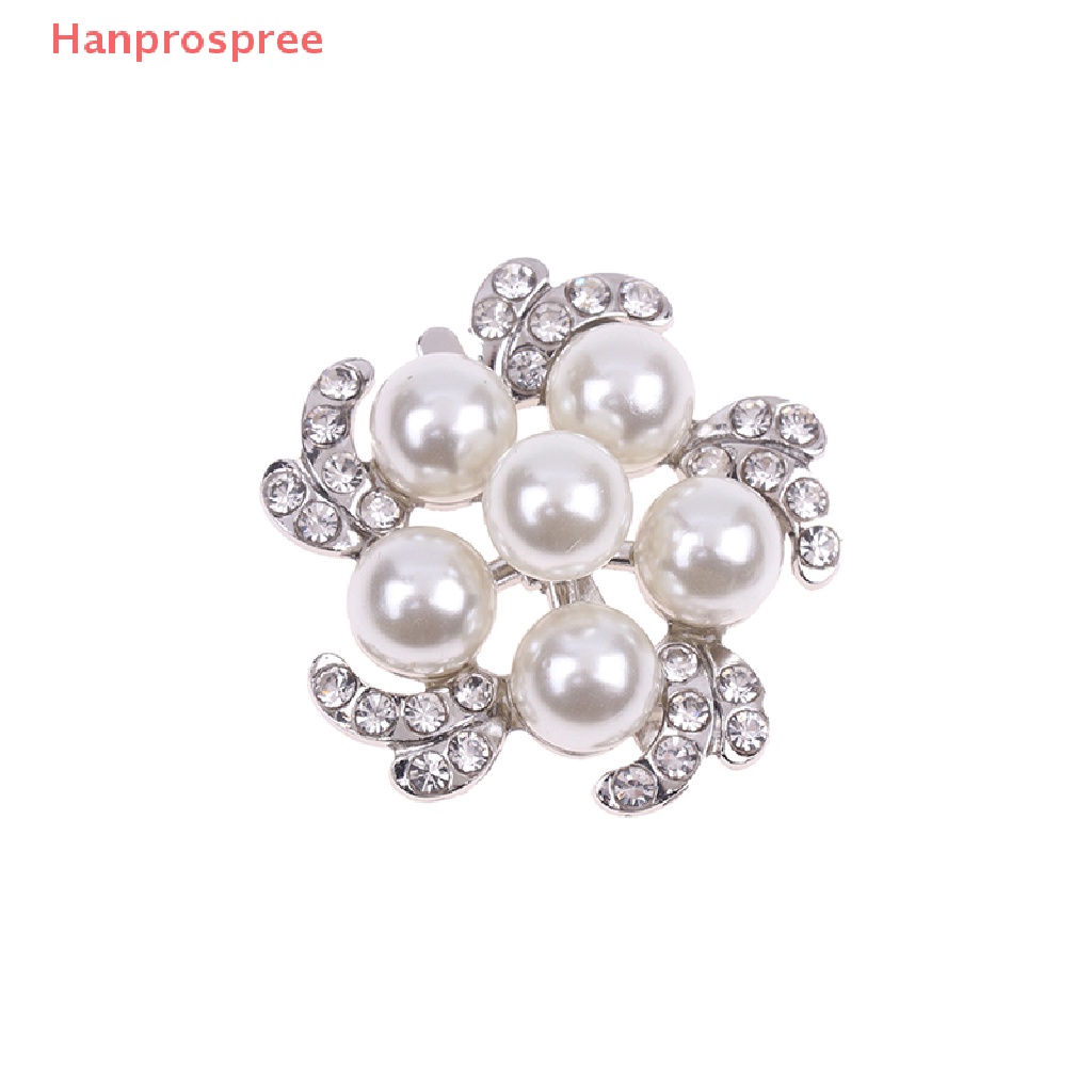 Hanprospree > 1 Kẹp Khóa Giày Cao Gót Đính Ngọc Trai Trang Trí Dành Cho Bạn Nữ