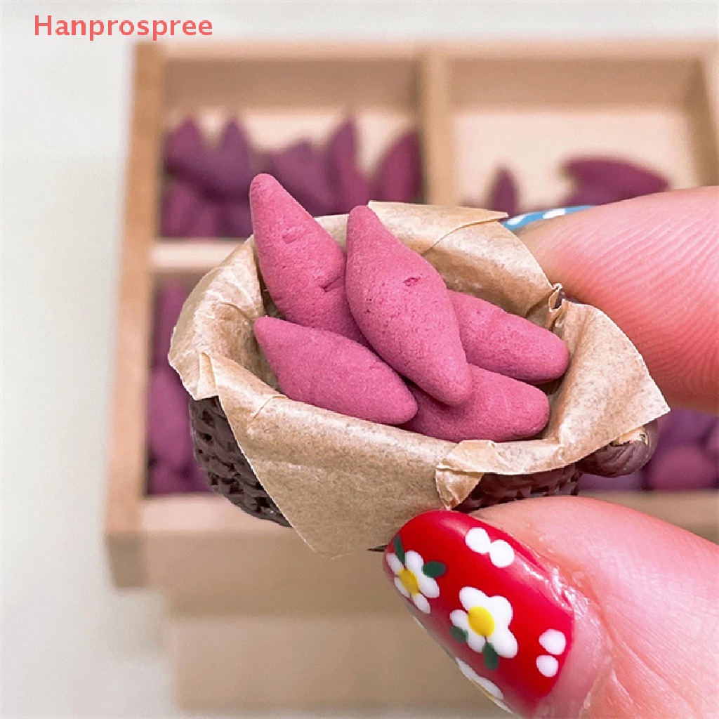 Hanprospree > Bộ Giỏ Khoai Tây Mini Nhân Tạo Ngọt Ngào Trang Trí Nhà Búp Bê Cho Trẻ Em