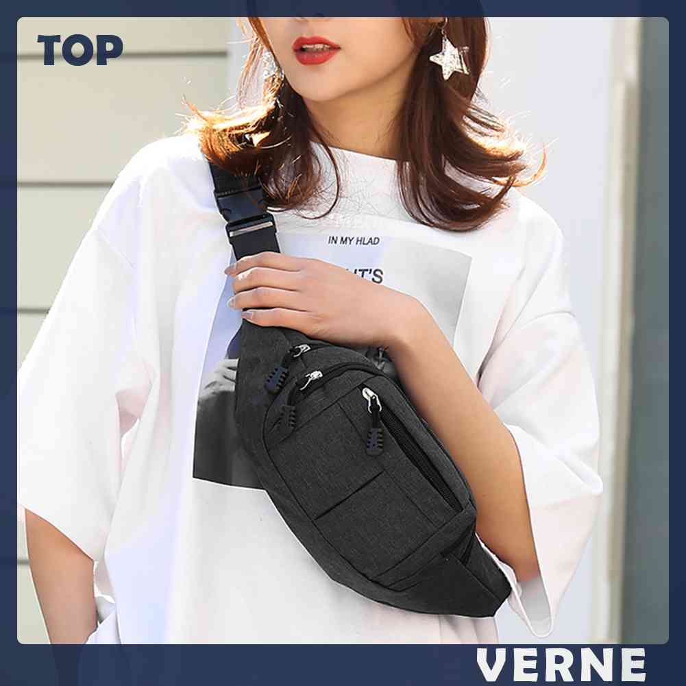 Túi Đeo Hông Đa Năng Bằng Vải Nylon Để Chạy Bộ / Đi Bộ Đường Dài