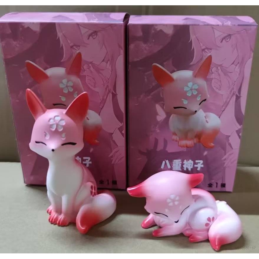Mô Hình Nhân Vật YB2 GenshinImpact Yae Miko Fox Trong Sở Thú Màu Hồng Sakura Cho Bé BY2