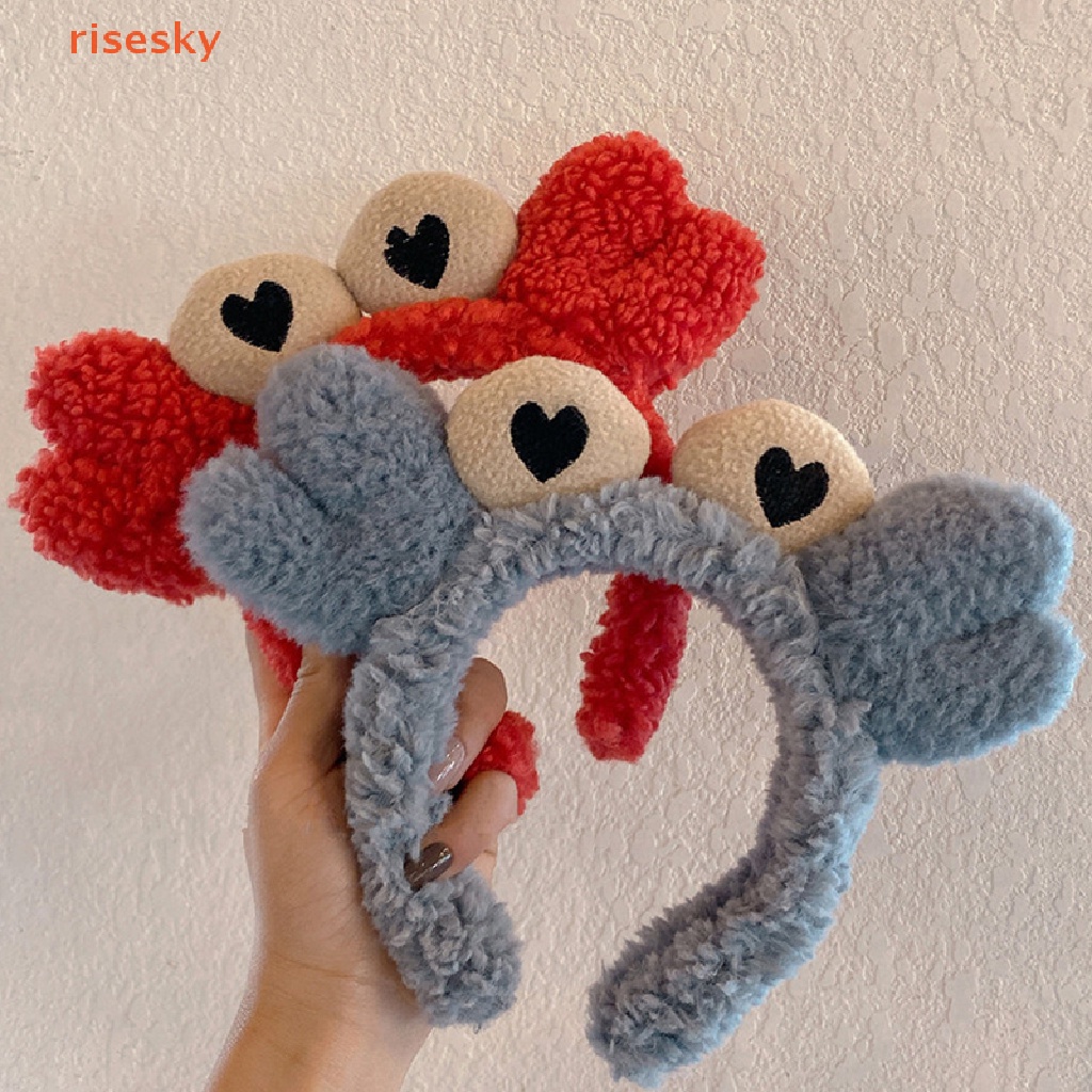 Băng Đô Cài Tóc Rửa Mặt / Càng Cua Hoạt Hình Dễ Thương Cho Nữ