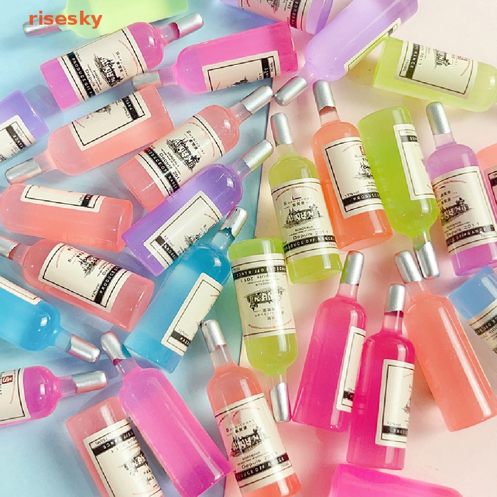 Set 5 Mô Hình Chai Rượu Diy Có Thể Phát Sáng Độc Đáo Cho Nhà Búp Bê