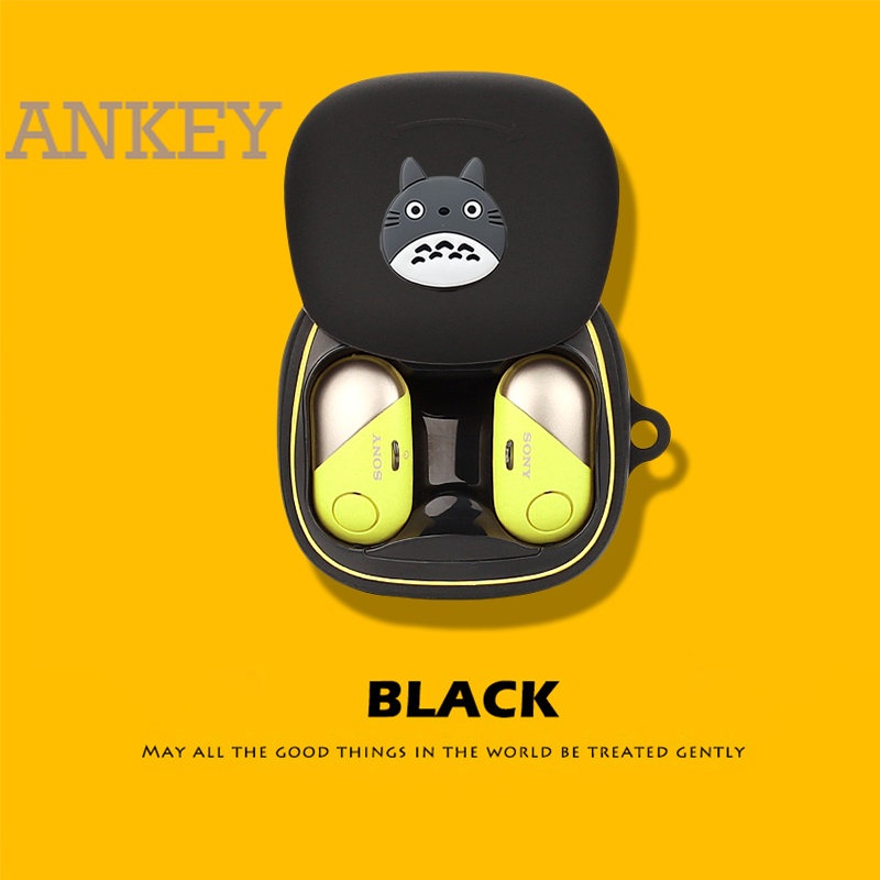 Sony WF-SP700N Case Cute Cartoon Cover Bluetooth WFSP700N SP700N Earphone Shell Accessories TWS Headphone Portable