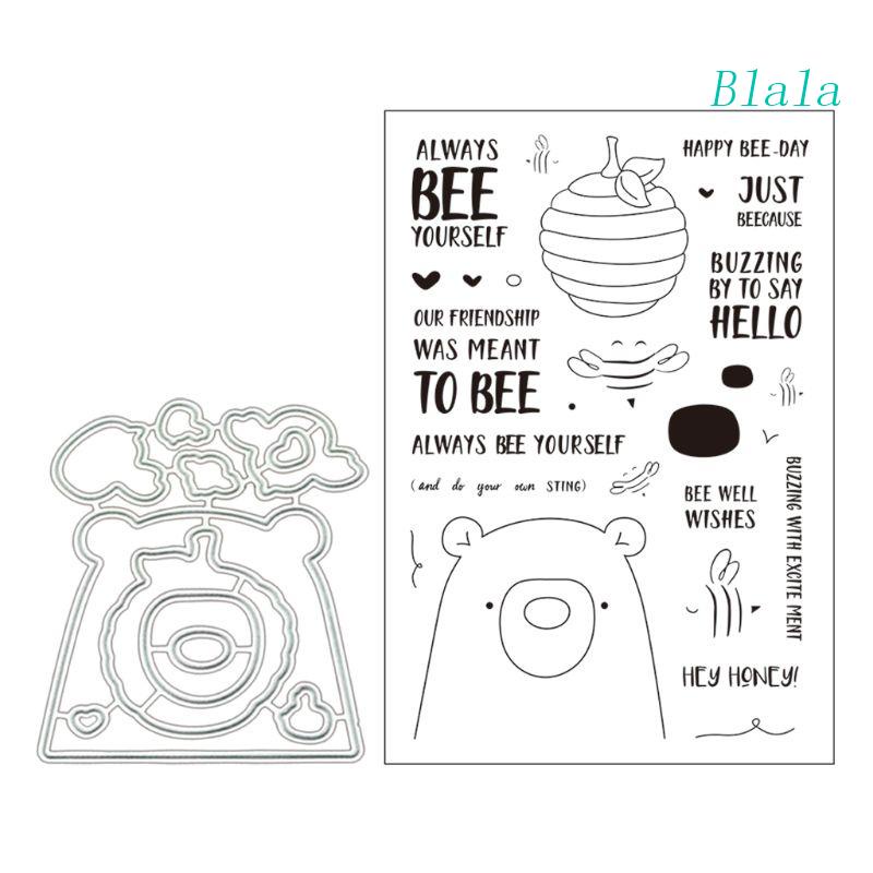 Khuôn Cắt Giấy Kim Loại Hình Gấu Xinh Xắn