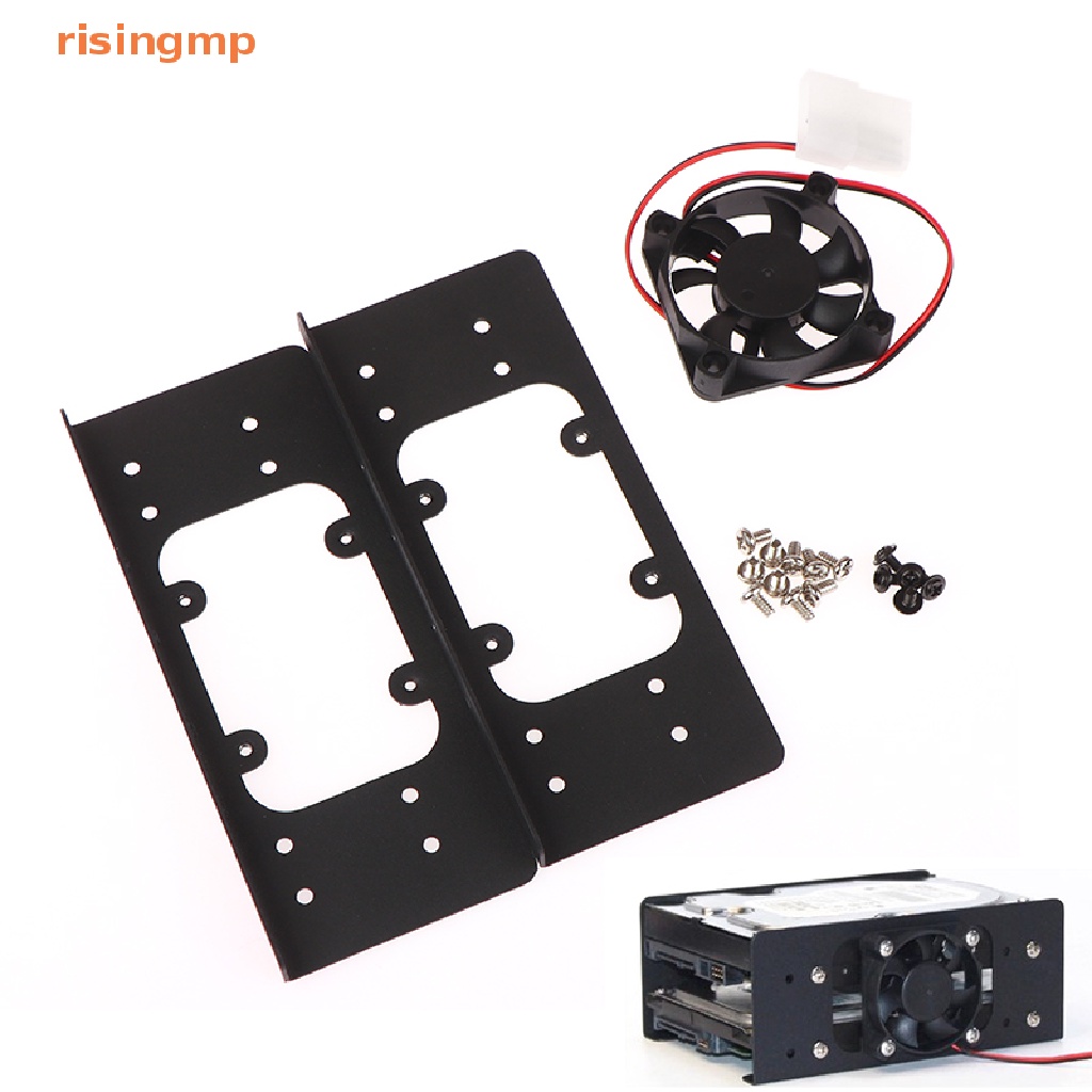 [risingmp] Ổ Cứng Cơ Khí Bằng Kim Loại 3.5inch Mở Rộng Có Thể Lắp Đặt Kèm Quạt Làm Mát