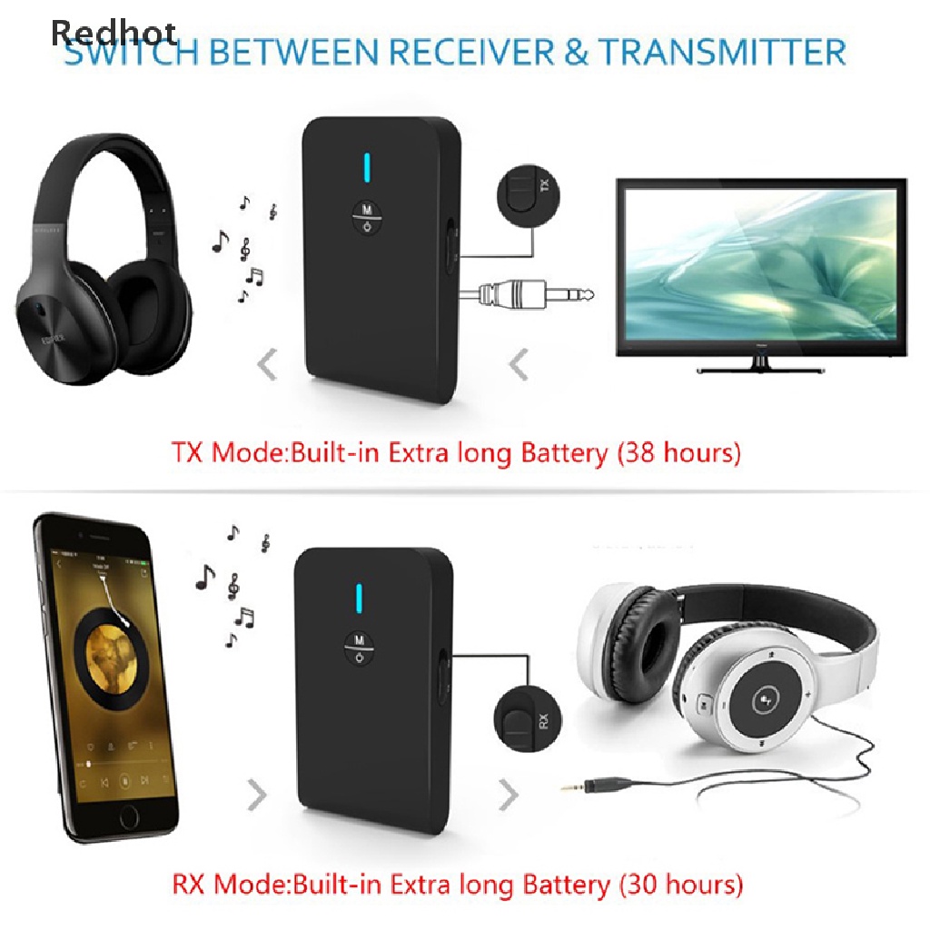 Thiết Bị Truyền Nhận Tín Hiệu Bluetooth 5.0 2 Trong 1 APTX Cho Mp3