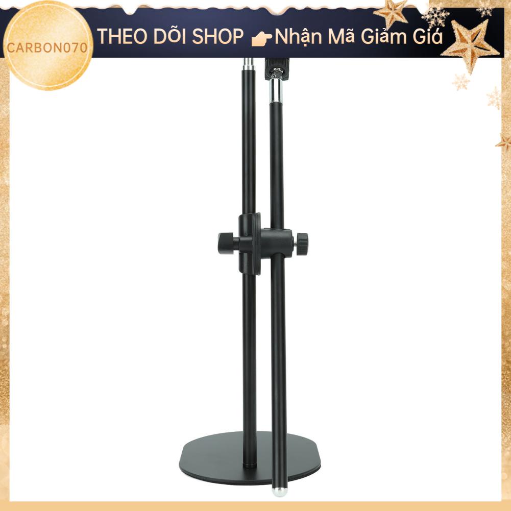 Carbon070 Giá treo điện thoại trên cao Đa góc có thể điều chỉnh Kính thiên văn để bàn Quay video Phát trực tiếp đỡ kẹp tay
