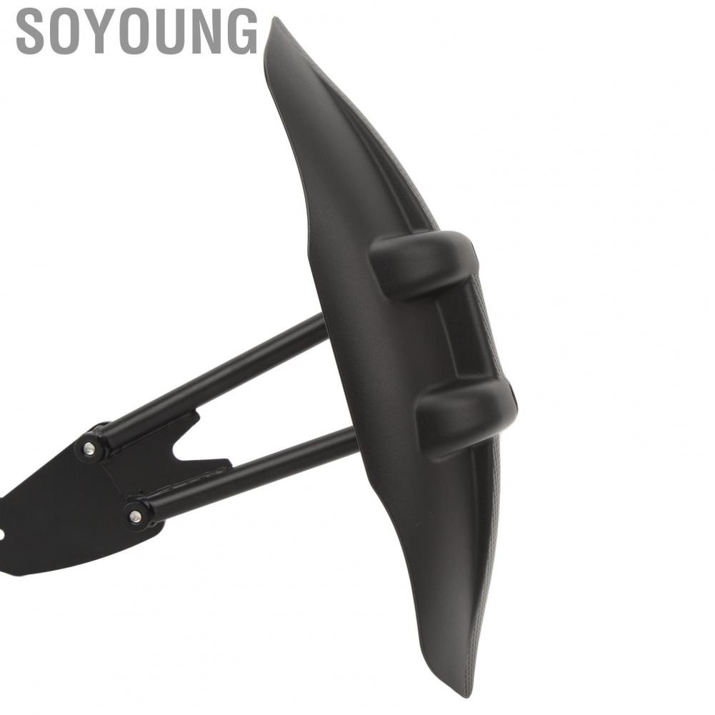 Soyoung Motorcycle Mudflap  Black Perfect Match Effective Protection Rear Fender Mudguard for Motorbike