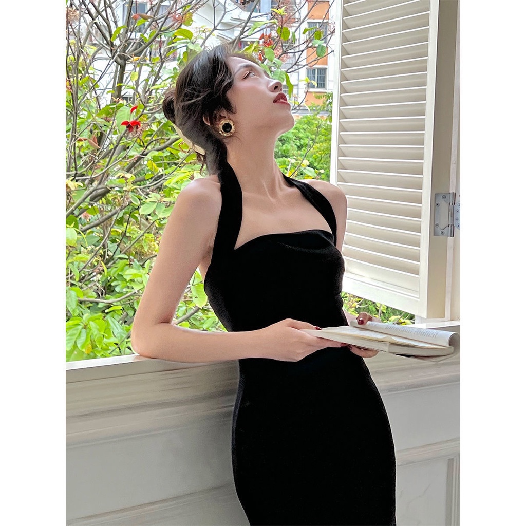 TIANLEYU váy maxi nữ đầm body phong cách Hàn Quốc 15Z23040825