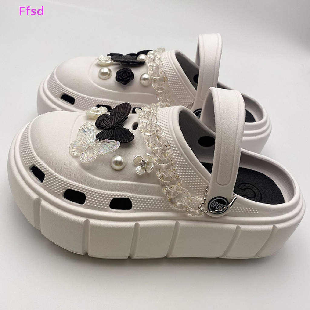 {Ffsd} Phụ Kiện Khóa Giày Diy Phong Cách Baroque Nổ Cài Bật * Bán Chạy