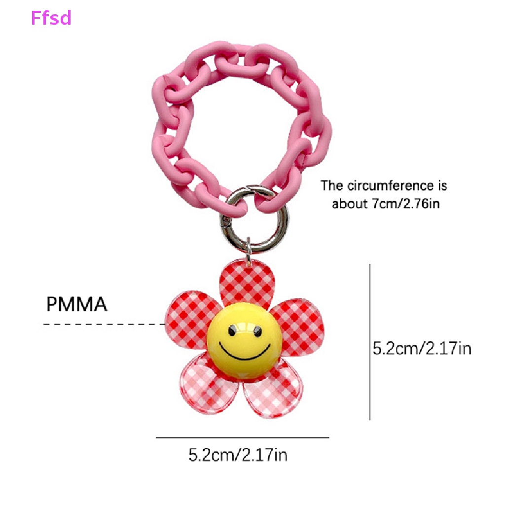 {Ffsd} Móc Khóa Acrylic Hình Hoa Hướng Dương Dễ Thương Cho Nữ * Hàng Bán Chạy *