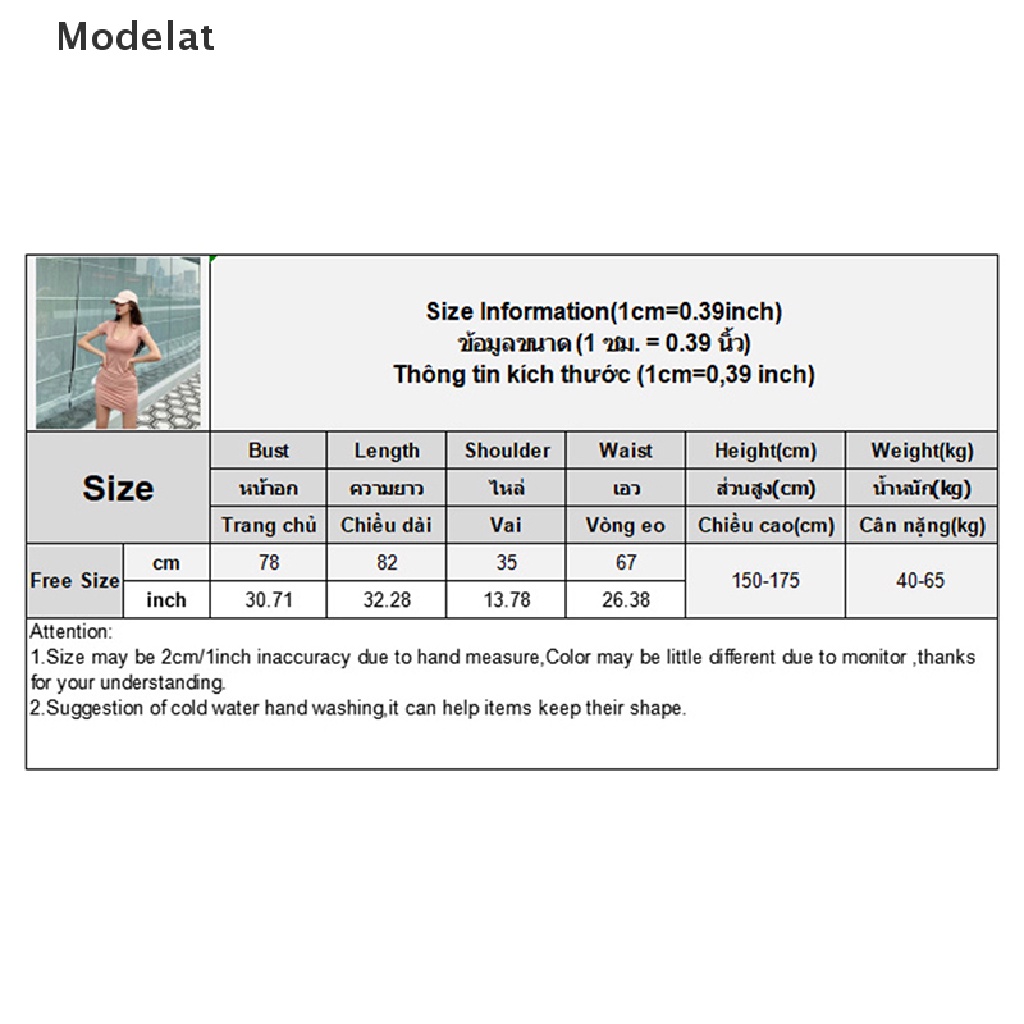 Đầm Thun Ngắn Tay Cổ Chữ U Ôm Dáng Phong Cách Hàn Quốc Gợi Cảm Cho Nữ