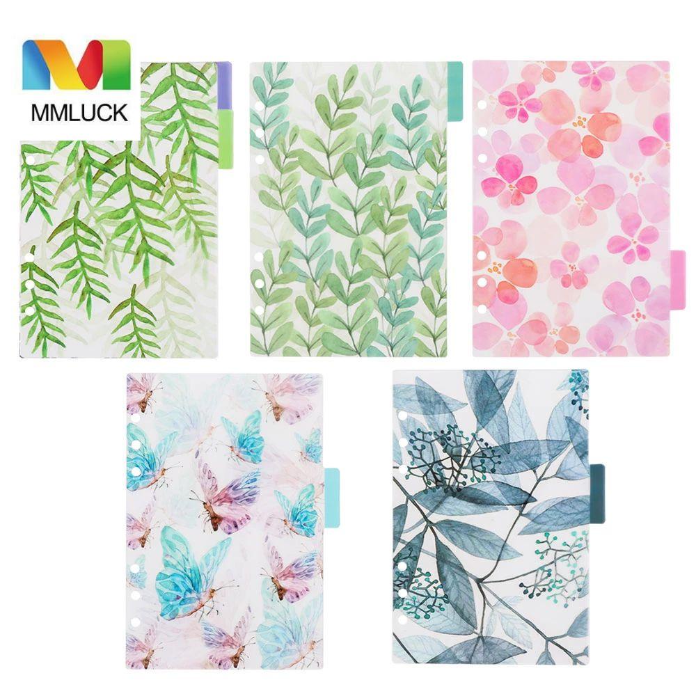 Mmluck Giấy Phân Tách Chỉ Số Giấy Tờ Nhật Ký Khổ A5 A6 Dùng Trong Trường Học DIY