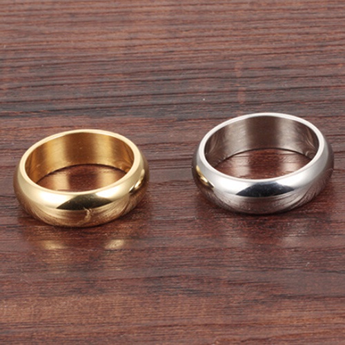 Nhẫn Thép Titan 6mm Kích Thước Us 6-10 Cá Tính Cho Nữ