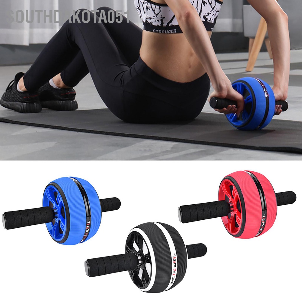 Southdakota051 Máy tập cơ bụng bánh lăn Thiết bị thể dục Dụng cụ tại nhà với đệm