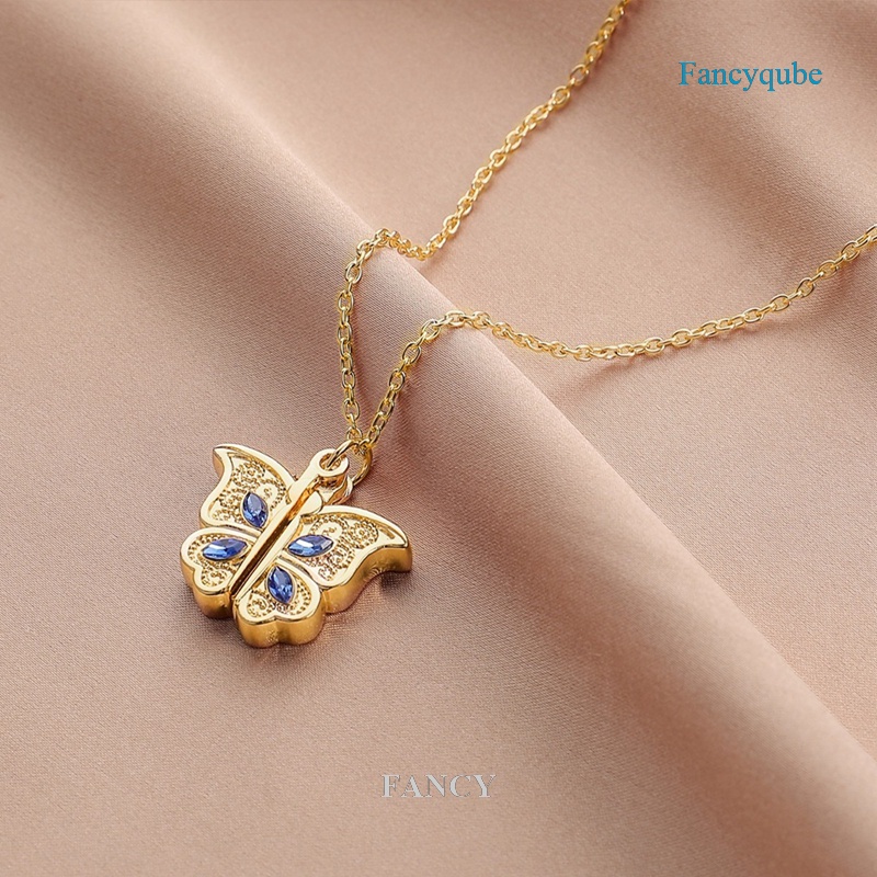 Vòng cổ Mặt Bướm Đính Đá