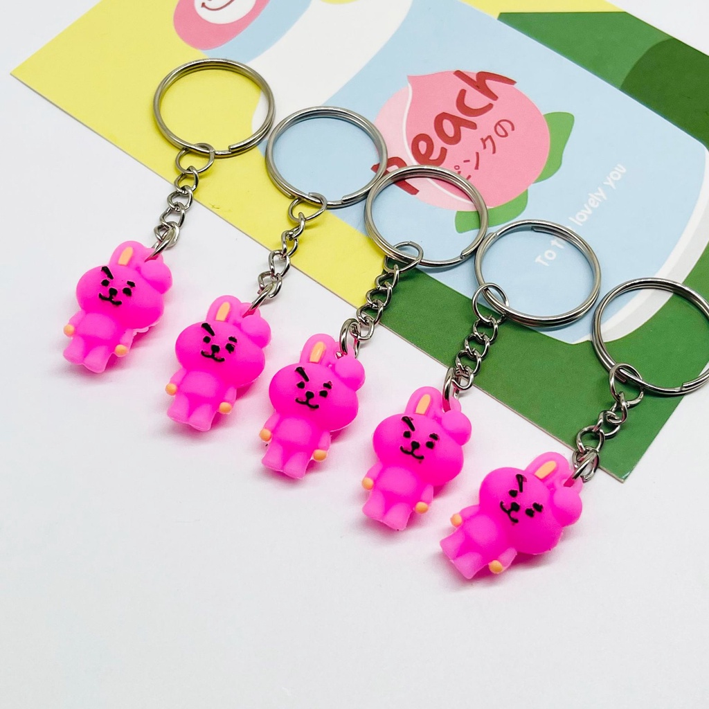 Móc Khóa Hình Thỏ Bunny Dễ Thương