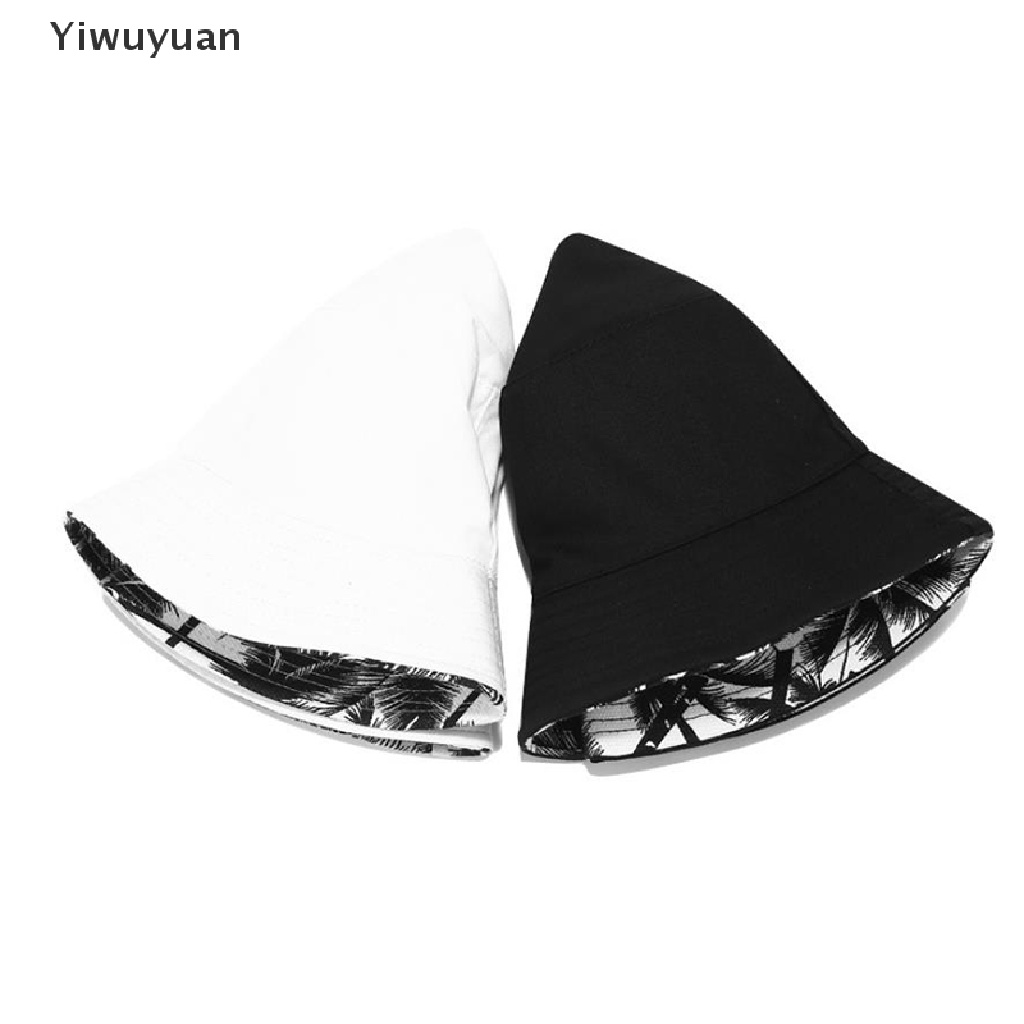 < Yiwuyuan > Mũ Bucket Hai Mặt Thời Trang Hip Hop Mùa Hè Cho Nam Và Nữ