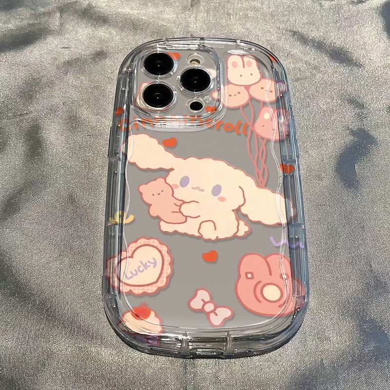 ✅Ốp Điện Thoại Dẻo Trong Suốt Họa Tiết Chú Chó Cinnamon Chống Sốc Cho iPhone14promax71311 xr 12 / 8p xs