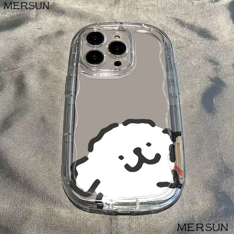 ✅Ốp Điện Thoại Mềm Trong Suốt Chống Sốc Hình Cún Cho Iphone 78p / 1311Promax 14 xs / xr12 / 9LIV