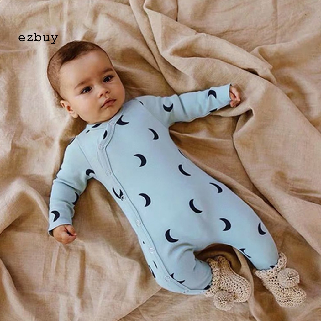 [EY] Áo Liền Quần Bằng Cotton Thiết Kế Hở Toàn Diện Chống Phai Màu In Họa Tiết Cây Cối / Mặt