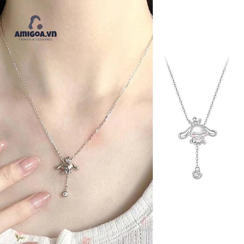 ✨✨Vòng Cổ Tua Rua Hình Cinnamoroll Hoạt Hình Sang Trọng Cho Nữ