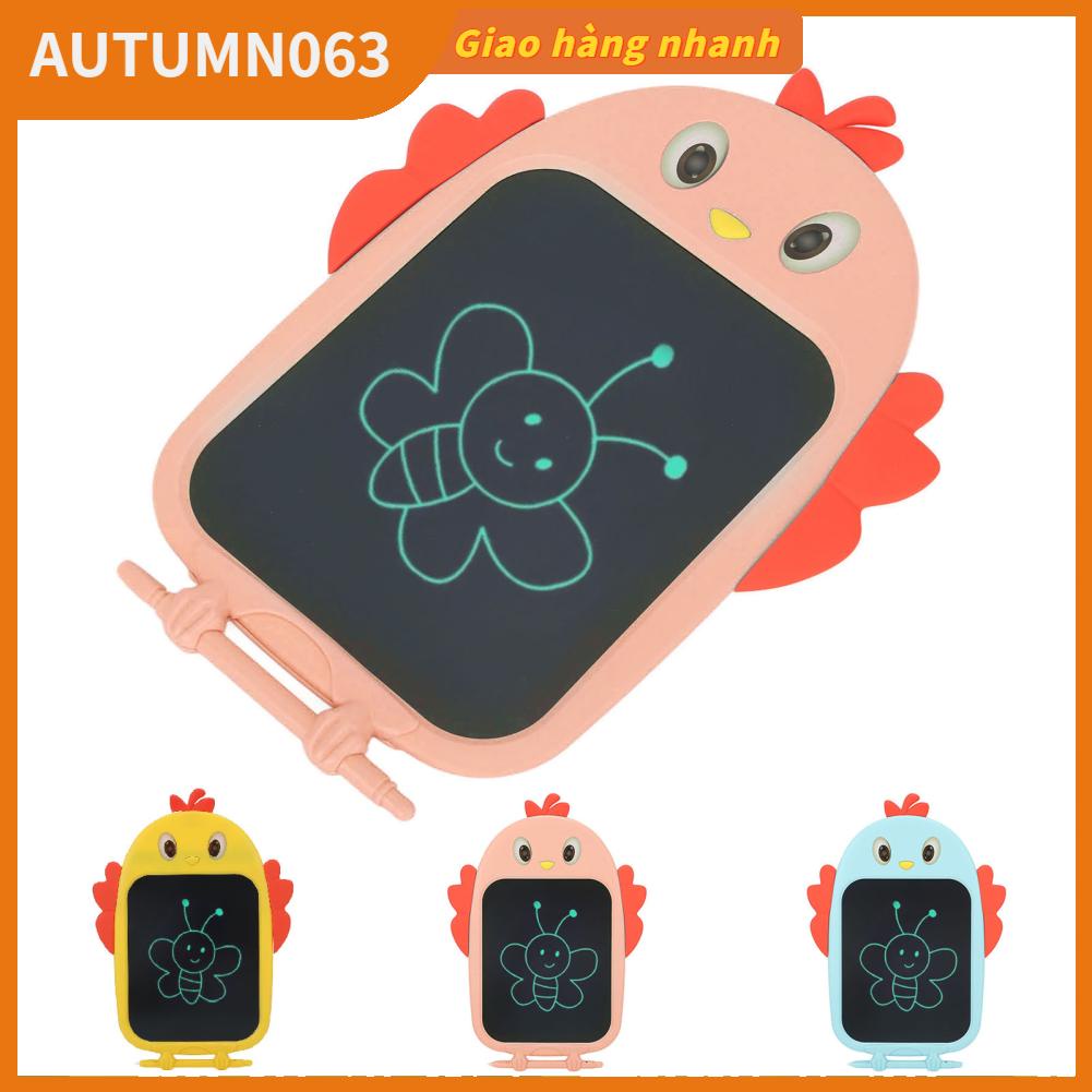 Autumn063 Bảng Vẽ Trẻ Em 8.5in Máy Tính Viết Tranh LCD Hình Con Gà Cho Bé Trai Và Gái