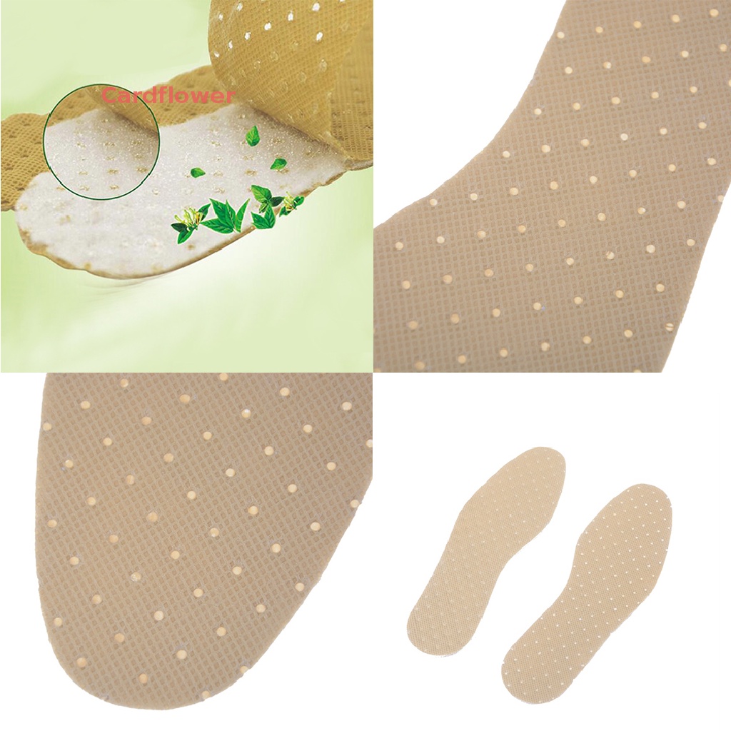 1 Cặp Đế Lót Giày Thấm Hút Mồ Hôi Màu Bạc Hà Mới