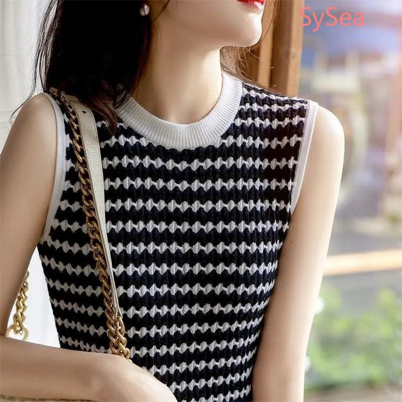 Đầm Dệt Kim Kẻ Sọc Thời Trang Hè Xinh Xắn Cho Nữ