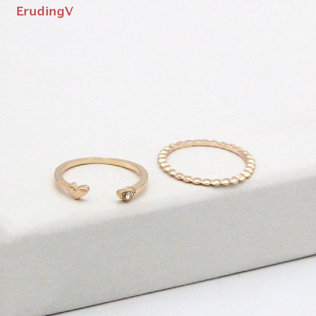 Bộ 10 Nhẫn Hình Trăng Sao Phong Cách Bohemian Dành Cho Nữ