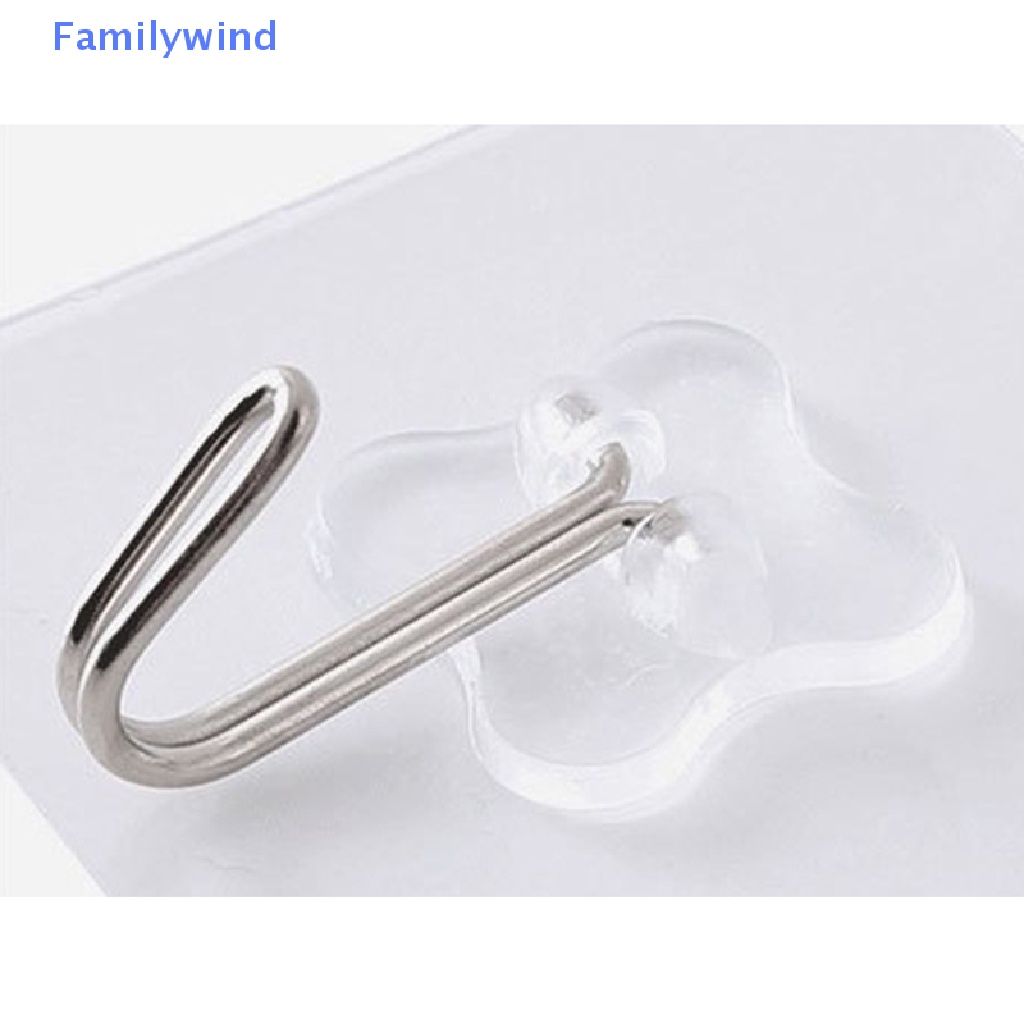 Set 10 Móc Treo Đồ Dán Tường Chịu Tải Nặng 15Kg