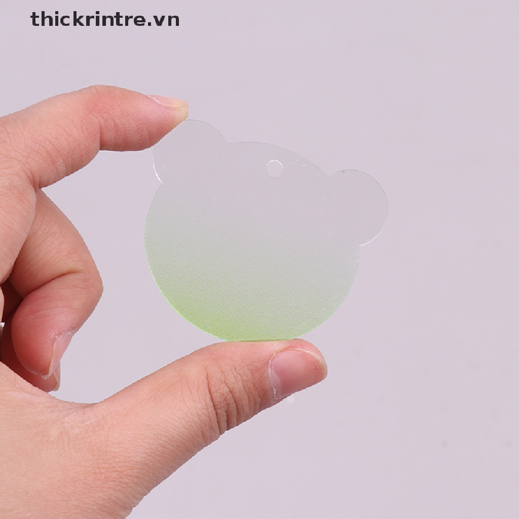 Móc Khóa Handmade Hình Quan Công Bằng Acrylic Trong Suốt