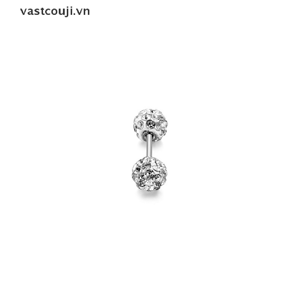 1 Khuyên Tai Bạc 925 Đính Đá Zircon Thời Trang Nữ