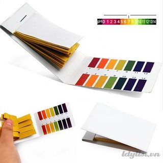 80 dải/gói que thử chỉ thị độ ph que thử độ chua của đất que thử giấy quỳ độ ph 1-14 cho mỹ phẩm nước độ chua của đất
