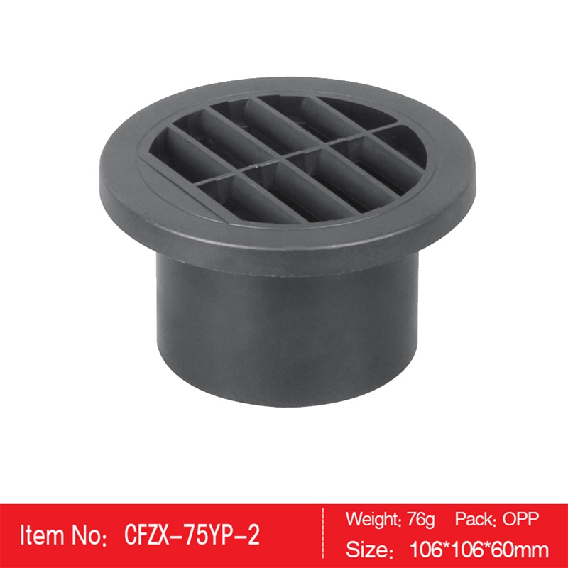 1 Đầu Nối Ống Xả Khí Tròn 75Mm Cho Webasto Eberspaecher