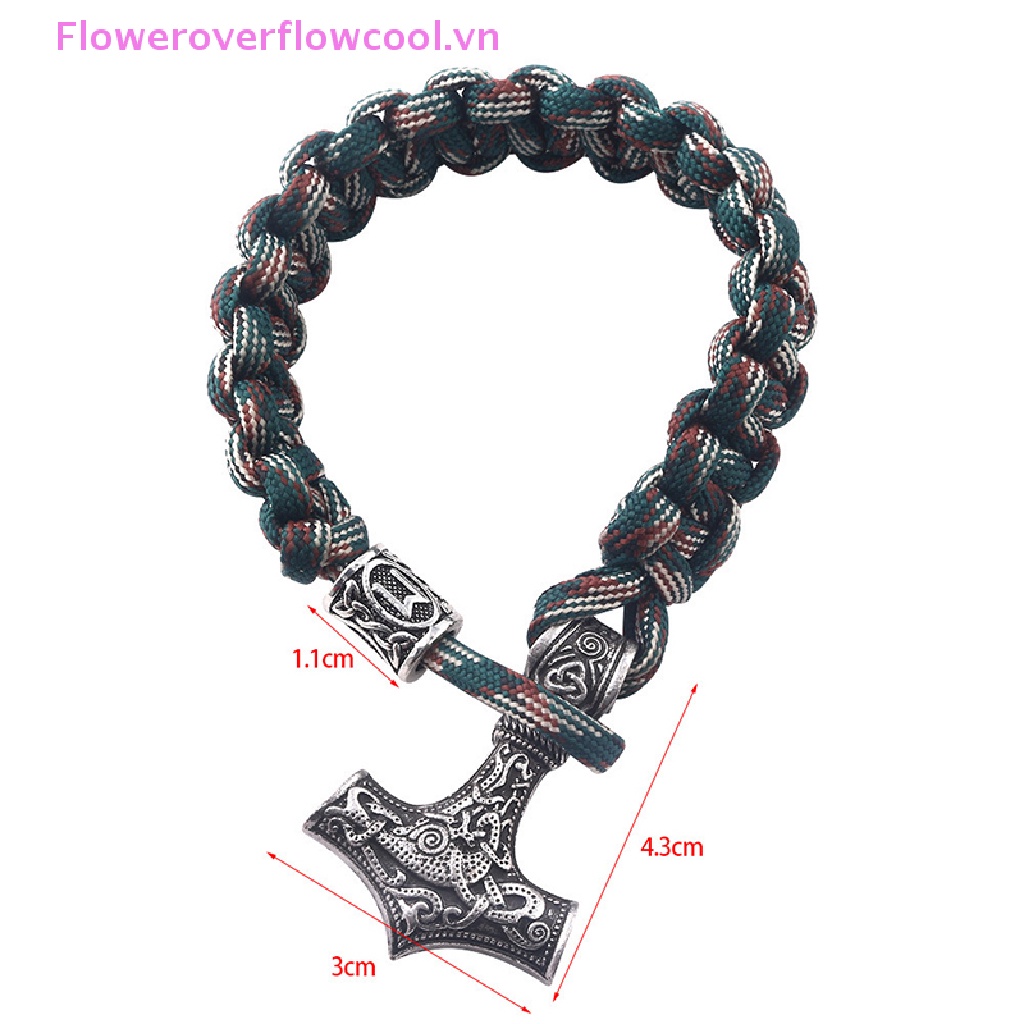 Vòng Tay Chuỗi Hạt Phong Cách Viking Cho Nam