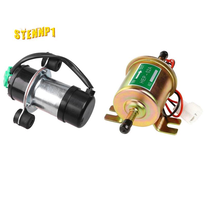 Set 2 Bơm Nhiên Liệu 12V Màu Vàng / Bạc