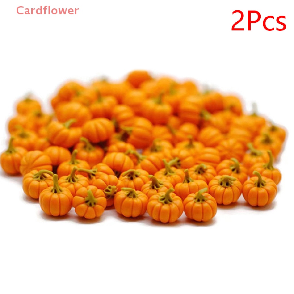 &lt; Cardflower &gt; Phụ Kiện Đồ Chơi Búp Bê mini Hình Bí Ngô Vàng Có peduncle Mới